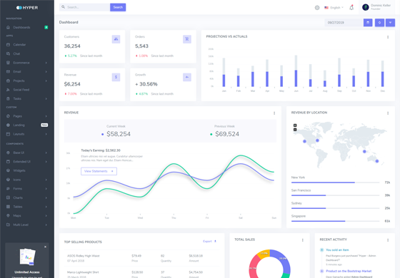 Landing Page | Hyper - Responsive Bootstrap 5 Admin Dashboard